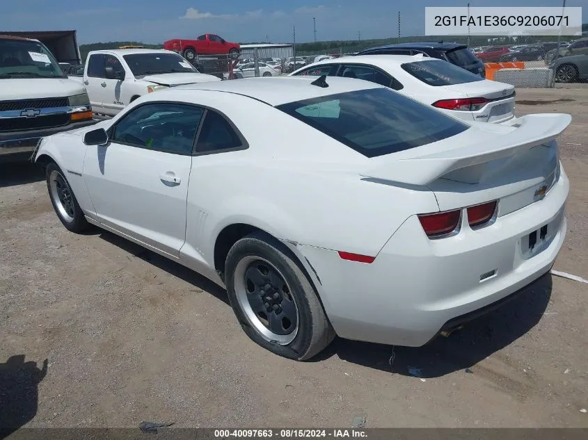 2G1FA1E36C9206071 2012 Chevrolet Camaro 2Ls