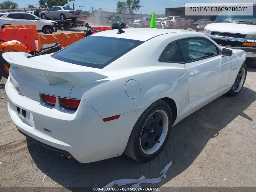 2012 Chevrolet Camaro 2Ls VIN: 2G1FA1E36C9206071 Lot: 40097663