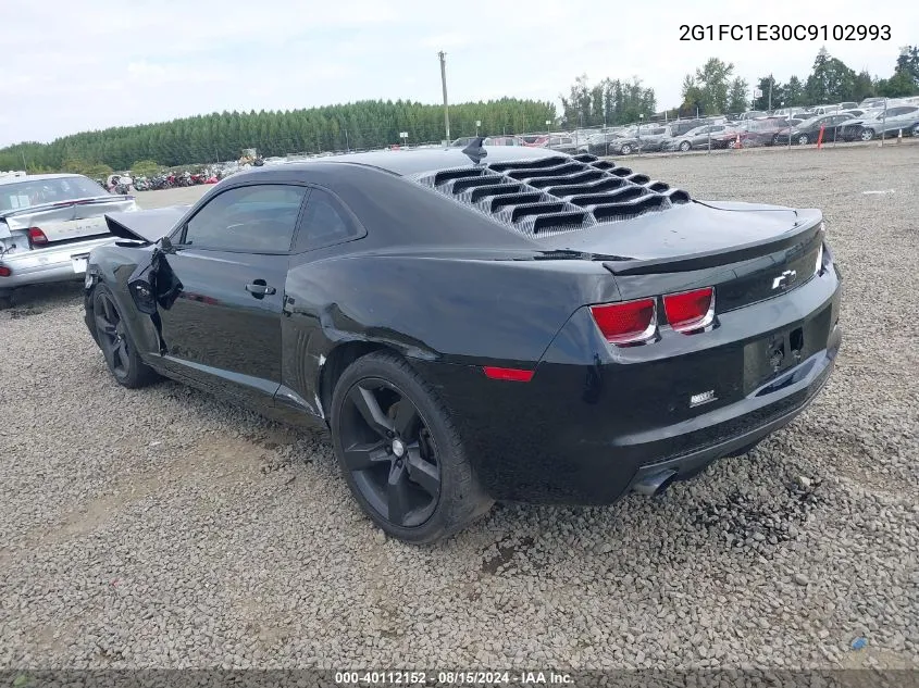 2012 Chevrolet Camaro 2Lt VIN: 2G1FC1E30C9102993 Lot: 40112152