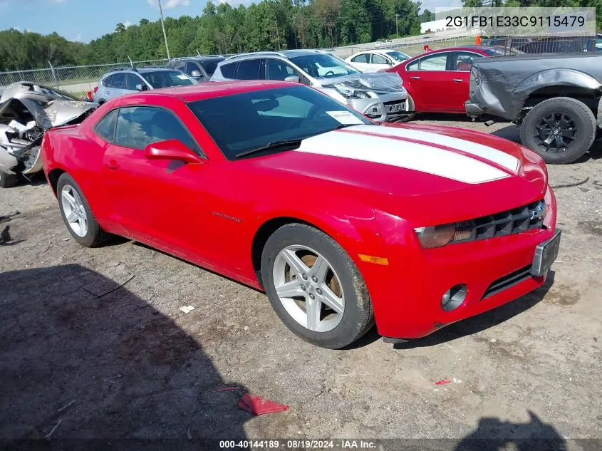 2G1FB1E33C9115479 2012 Chevrolet Camaro 1Lt