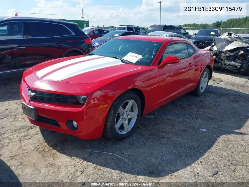 2G1FB1E33C9115479 2012 Chevrolet Camaro 1Lt