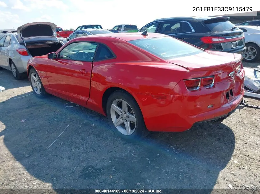 2G1FB1E33C9115479 2012 Chevrolet Camaro 1Lt