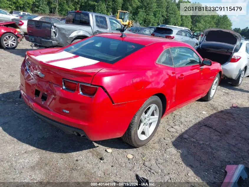 2G1FB1E33C9115479 2012 Chevrolet Camaro 1Lt