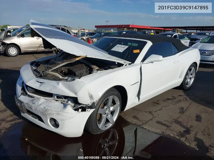 2G1FC3D39C9147895 2012 Chevrolet Camaro 2Lt