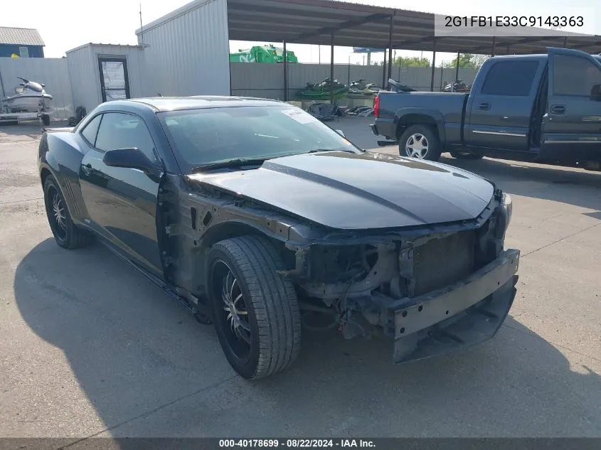 2G1FB1E33C9143363 2012 Chevrolet Camaro 1Lt