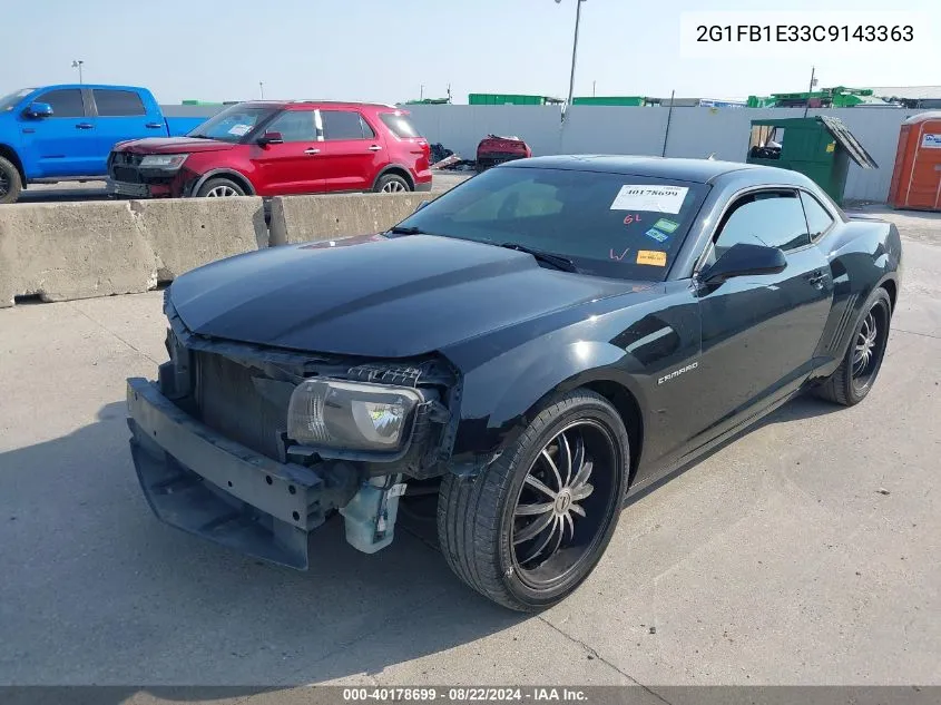 2G1FB1E33C9143363 2012 Chevrolet Camaro 1Lt