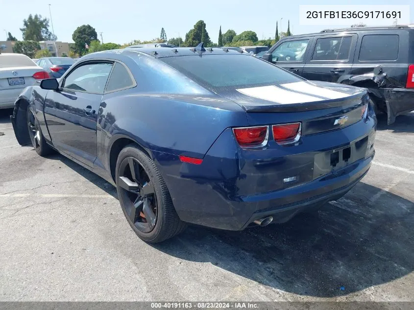 2012 Chevrolet Camaro 1Lt VIN: 2G1FB1E36C9171691 Lot: 40191163