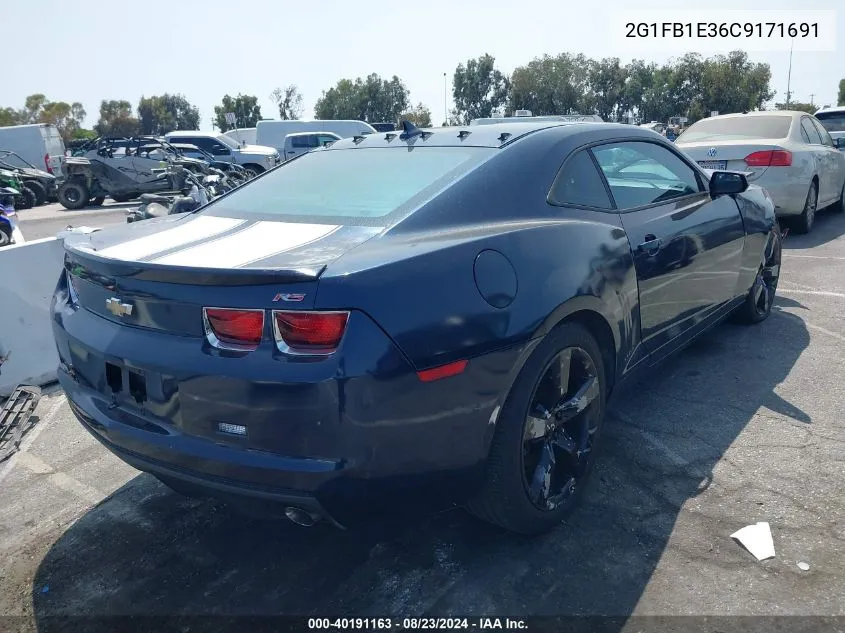 2G1FB1E36C9171691 2012 Chevrolet Camaro 1Lt