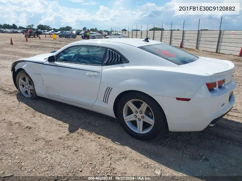 2G1FB1E30C9120882 2012 Chevrolet Camaro 1Lt