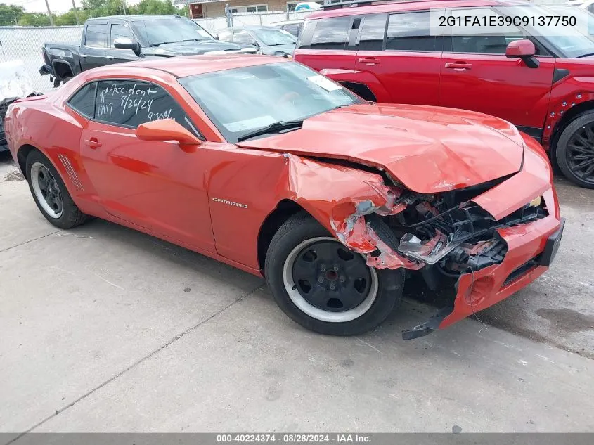 2G1FA1E39C9137750 2012 Chevrolet Camaro 2Ls