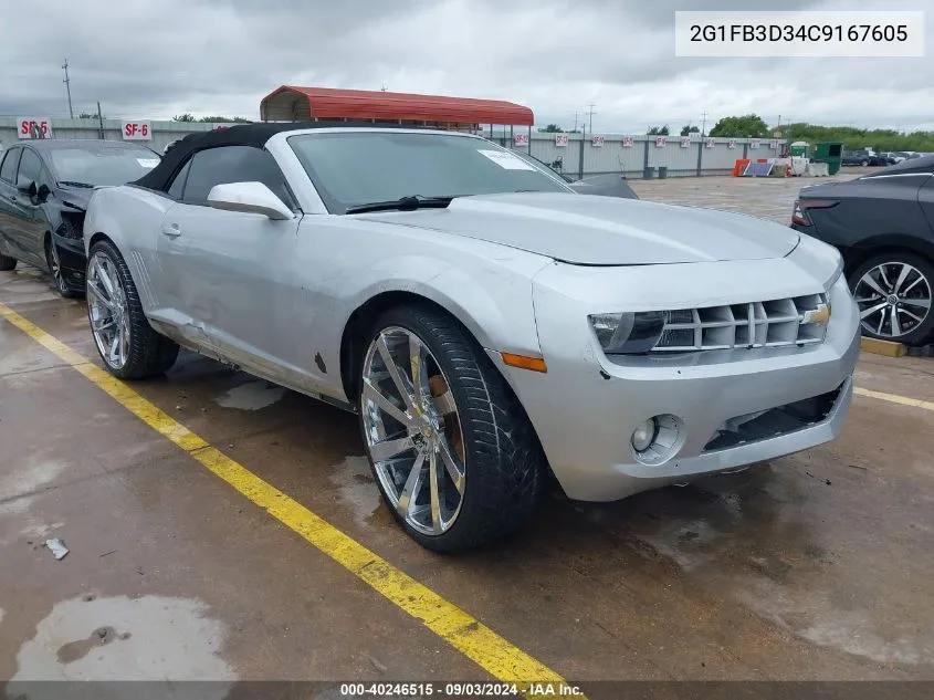 2012 Chevrolet Camaro 1Lt VIN: 2G1FB3D34C9167605 Lot: 40246515