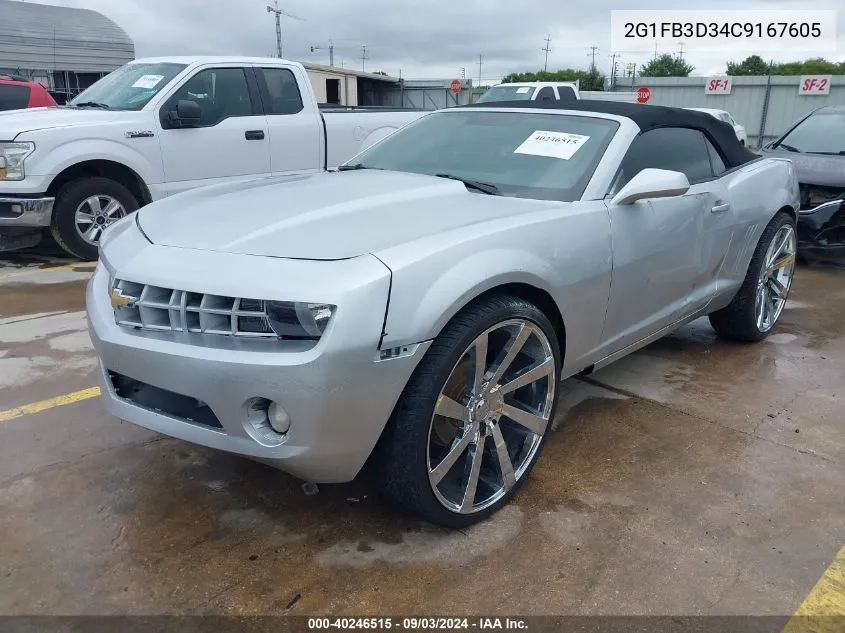 2012 Chevrolet Camaro 1Lt VIN: 2G1FB3D34C9167605 Lot: 40246515