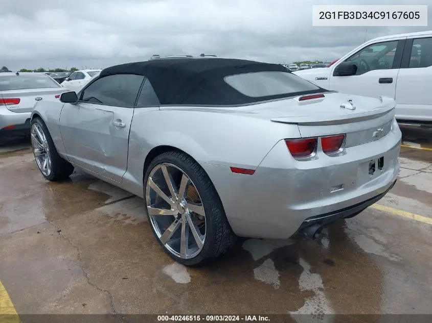 2G1FB3D34C9167605 2012 Chevrolet Camaro 1Lt