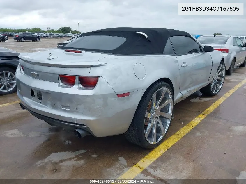 2G1FB3D34C9167605 2012 Chevrolet Camaro 1Lt