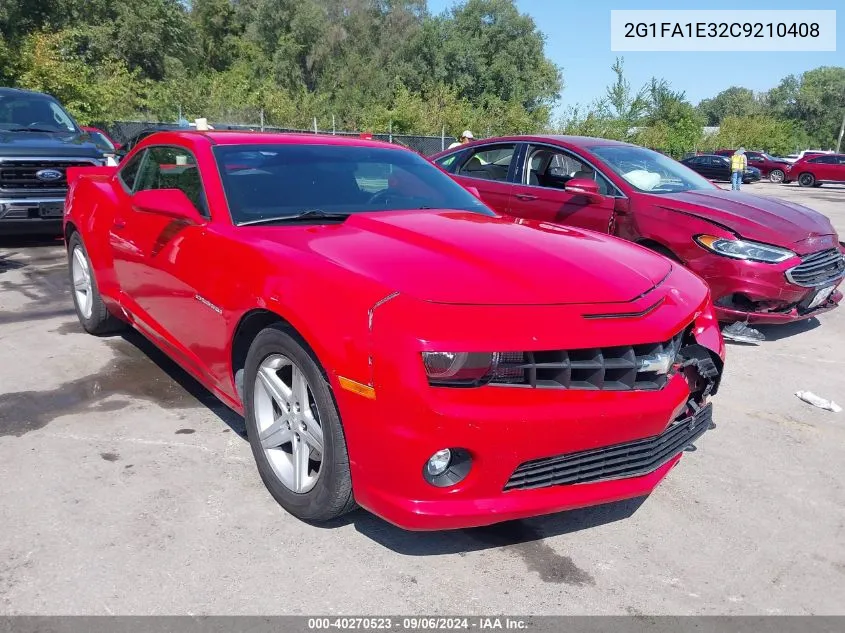 2012 Chevrolet Camaro 2Ls VIN: 2G1FA1E32C9210408 Lot: 40270523