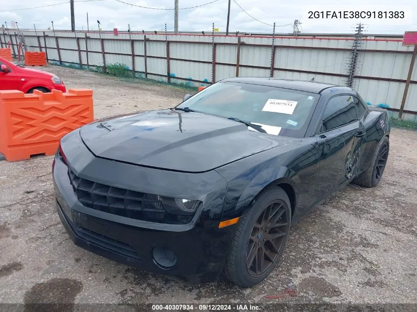 2012 Chevrolet Camaro Ls VIN: 2G1FA1E38C9181383 Lot: 40307934