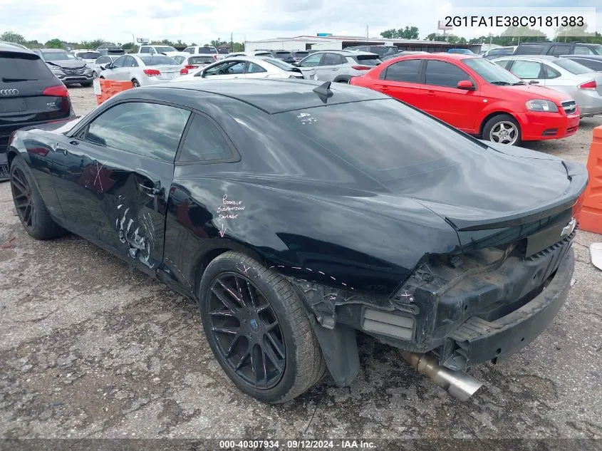 2012 Chevrolet Camaro Ls VIN: 2G1FA1E38C9181383 Lot: 40307934