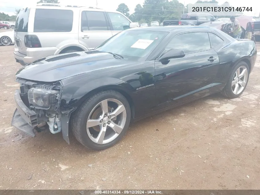 2G1FC1E31C9146744 2012 Chevrolet Camaro 2Lt