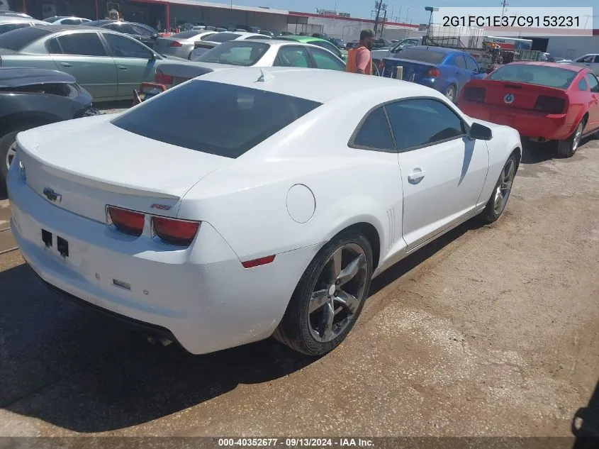 2G1FC1E37C9153231 2012 Chevrolet Camaro 2Lt