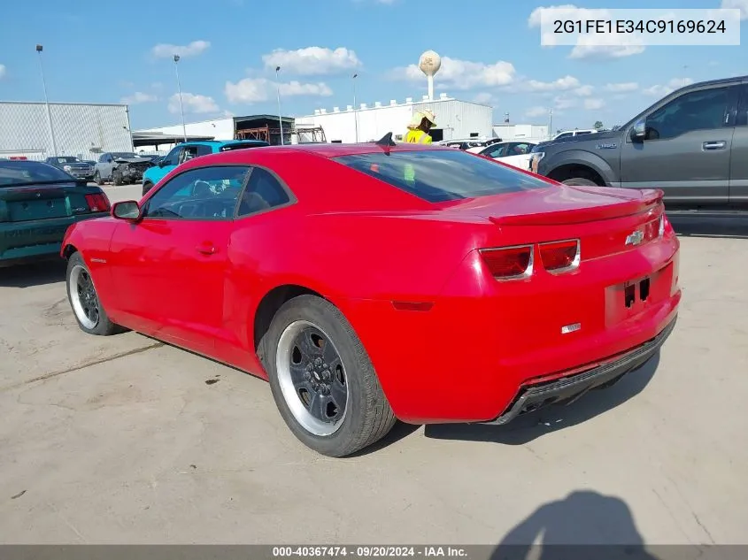 2012 Chevrolet Camaro 1Ls VIN: 2G1FE1E34C9169624 Lot: 40367474