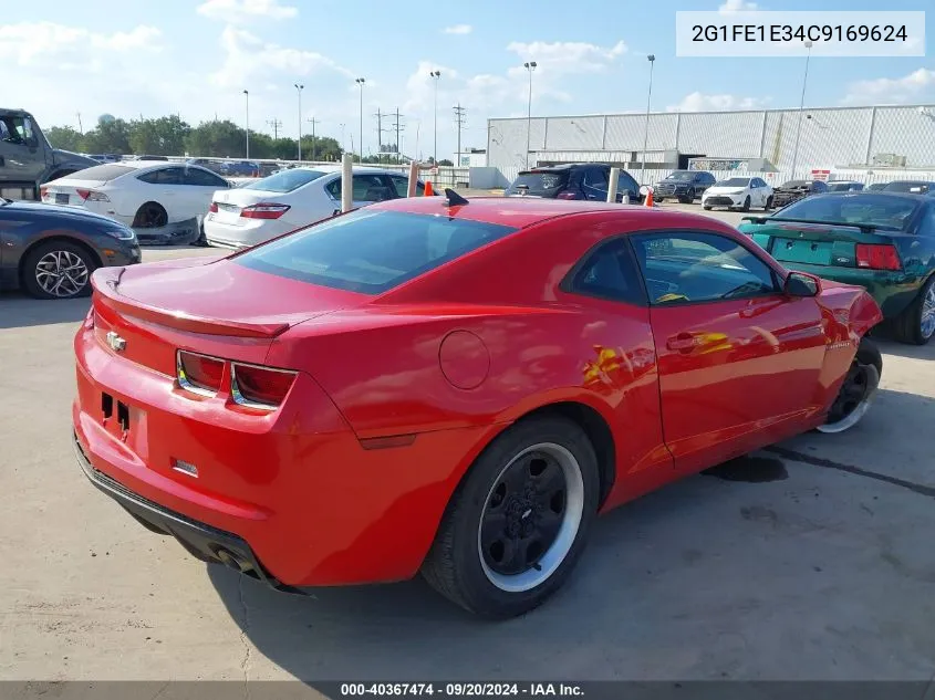 2012 Chevrolet Camaro 1Ls VIN: 2G1FE1E34C9169624 Lot: 40367474