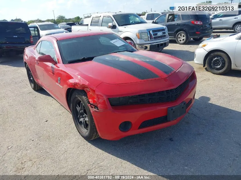 2012 Chevrolet Camaro 2Ls VIN: 2G1FA1E32C9210313 Lot: 40381792