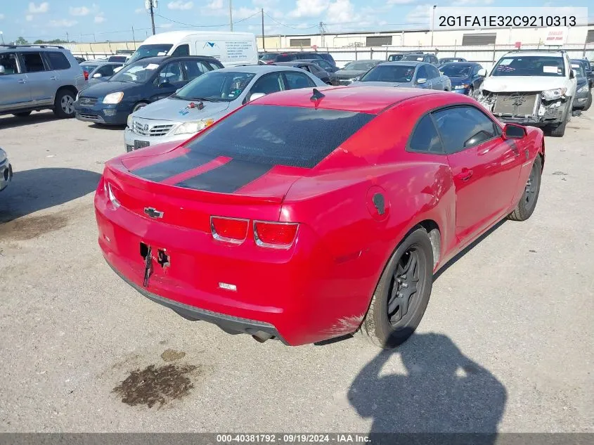 2012 Chevrolet Camaro 2Ls VIN: 2G1FA1E32C9210313 Lot: 40381792