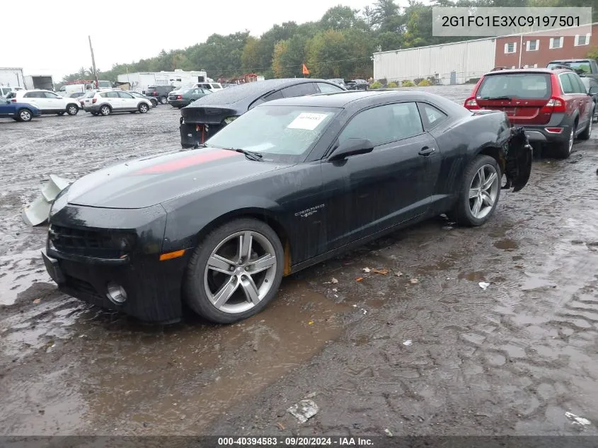 2012 Chevrolet Camaro 2Lt VIN: 2G1FC1E3XC9197501 Lot: 40394583