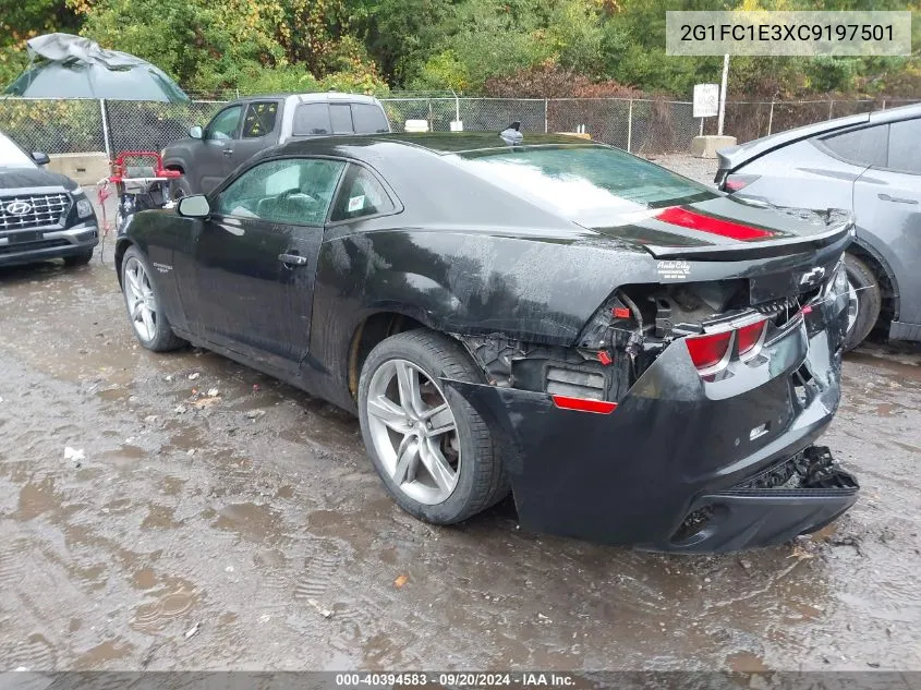 2012 Chevrolet Camaro 2Lt VIN: 2G1FC1E3XC9197501 Lot: 40394583