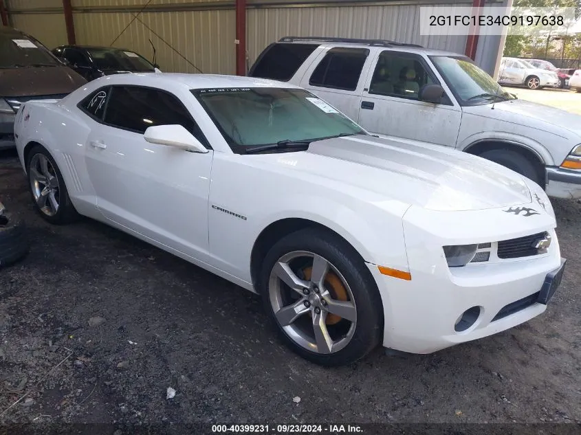 2012 Chevrolet Camaro Lt VIN: 2G1FC1E34C9197638 Lot: 40399231