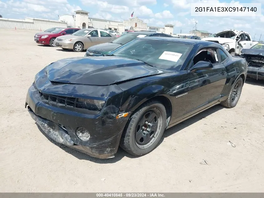 2012 Chevrolet Camaro 2Ls VIN: 2G1FA1E3XC9147140 Lot: 40410845