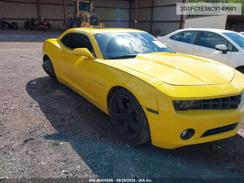 2G1FC1E38C9149981 2012 Chevrolet Camaro 2Lt