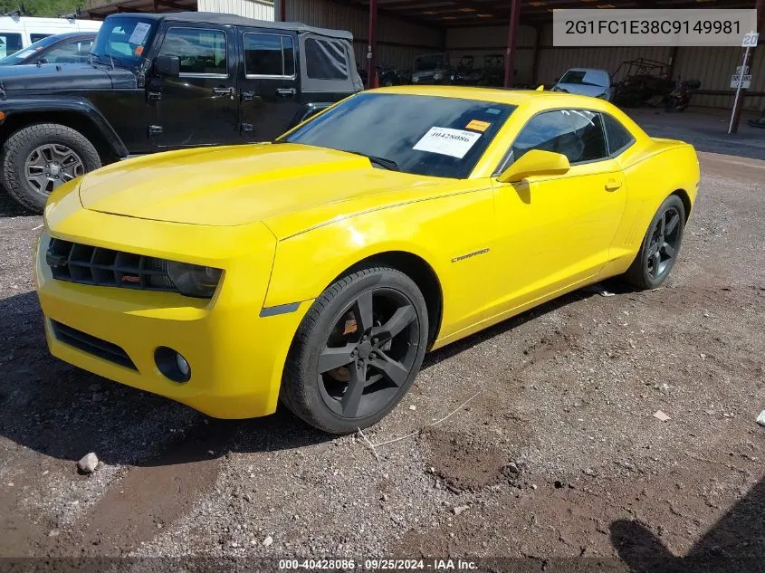 2012 Chevrolet Camaro 2Lt VIN: 2G1FC1E38C9149981 Lot: 40428086