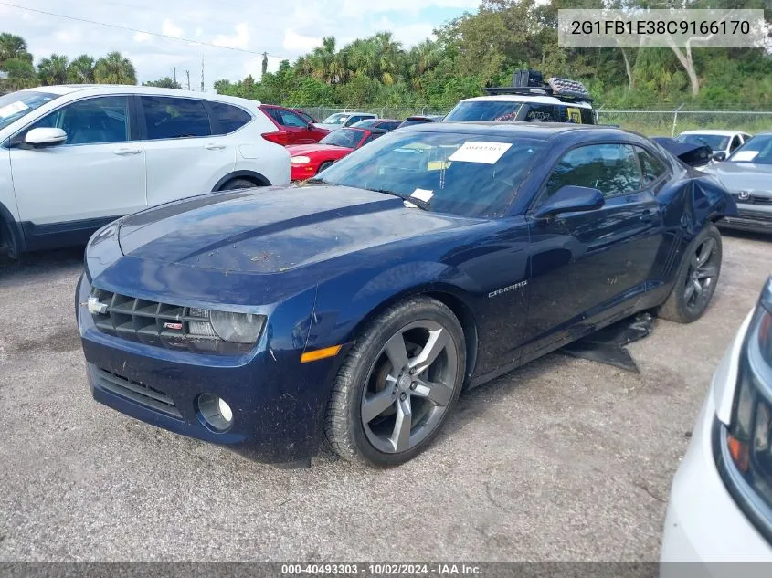 2012 Chevrolet Camaro 1Lt VIN: 2G1FB1E38C9166170 Lot: 40493303