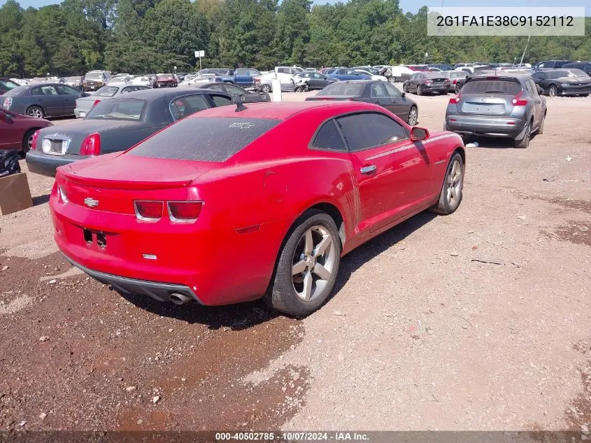 2012 Chevrolet Camaro 2Ls VIN: 2G1FA1E38C9152112 Lot: 40502785