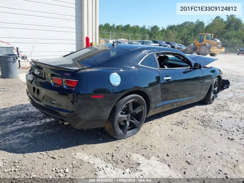 2G1FC1E33C9124812 2012 Chevrolet Camaro 2Lt