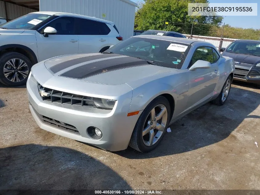 2012 Chevrolet Camaro Lt VIN: 2G1FC1E38C9195536 Lot: 40530166