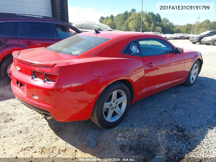 2012 Chevrolet Camaro 2Ls VIN: 2G1FA1E31C9191799 Lot: 40535838