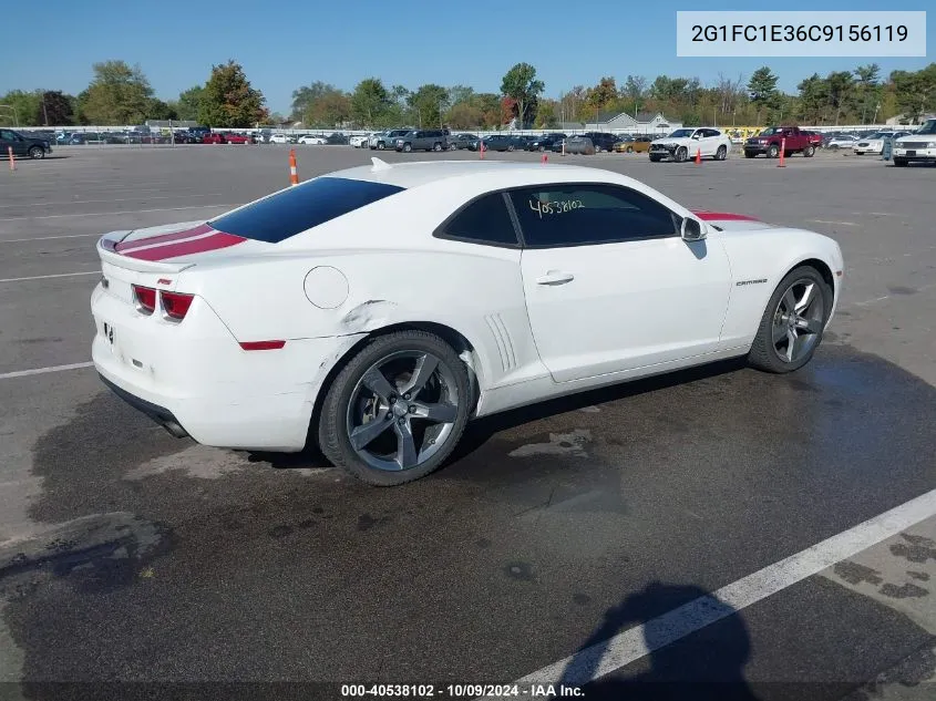 2G1FC1E36C9156119 2012 Chevrolet Camaro 2Lt