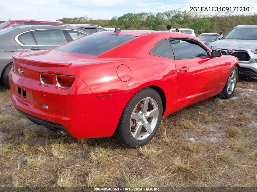 2G1FA1E34C9171210 2012 Chevrolet Camaro 2Ls