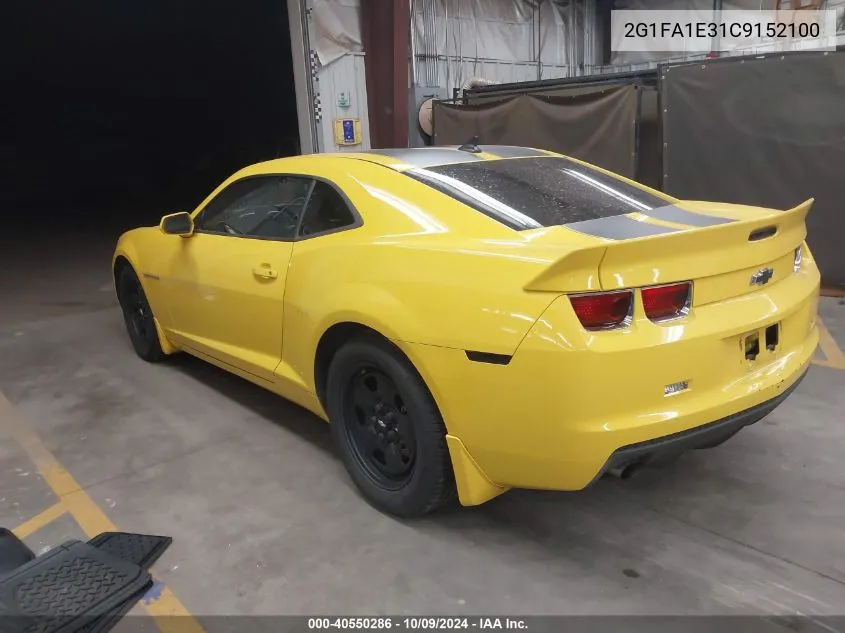 2G1FA1E31C9152100 2012 Chevrolet Camaro 2Ls