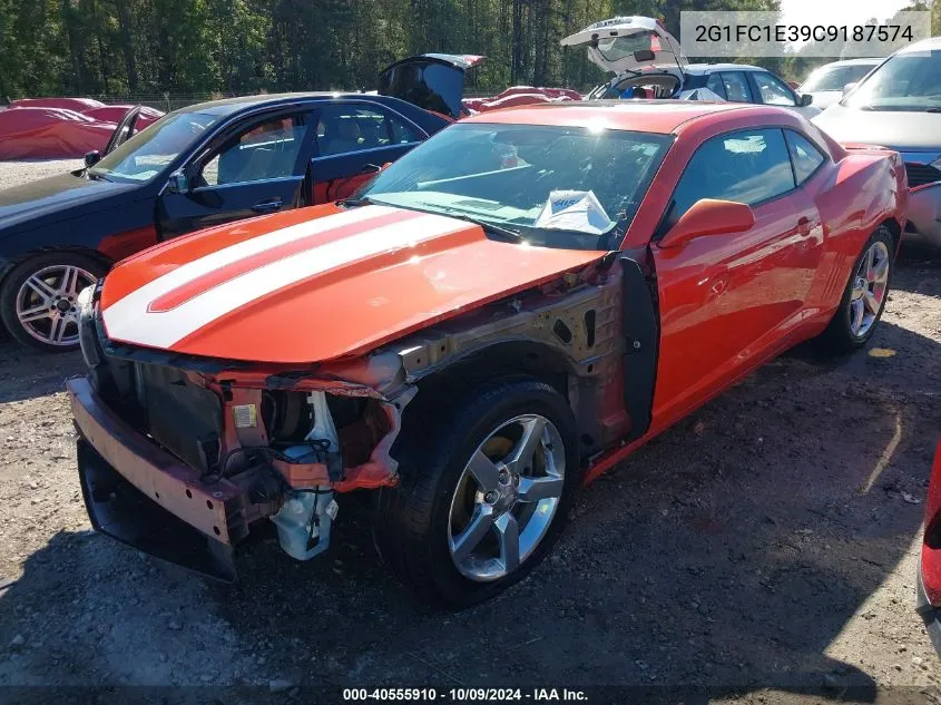 2G1FC1E39C9187574 2012 Chevrolet Camaro 2Lt