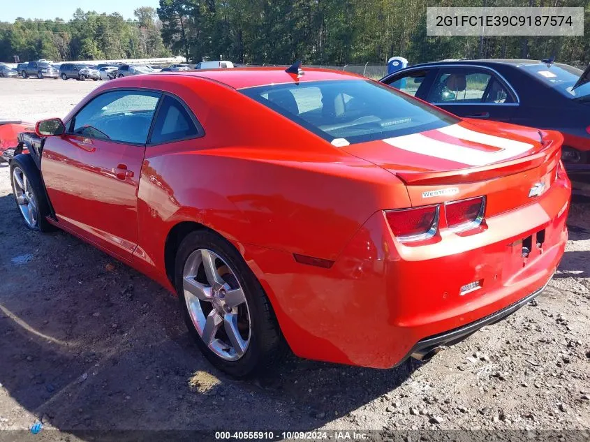 2G1FC1E39C9187574 2012 Chevrolet Camaro 2Lt