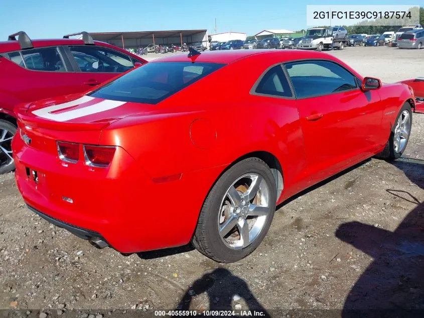 2012 Chevrolet Camaro 2Lt VIN: 2G1FC1E39C9187574 Lot: 40555910