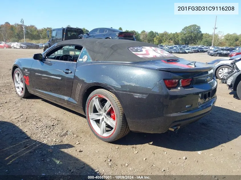 2G1FG3D31C9116208 2012 Chevrolet Camaro 2Lt