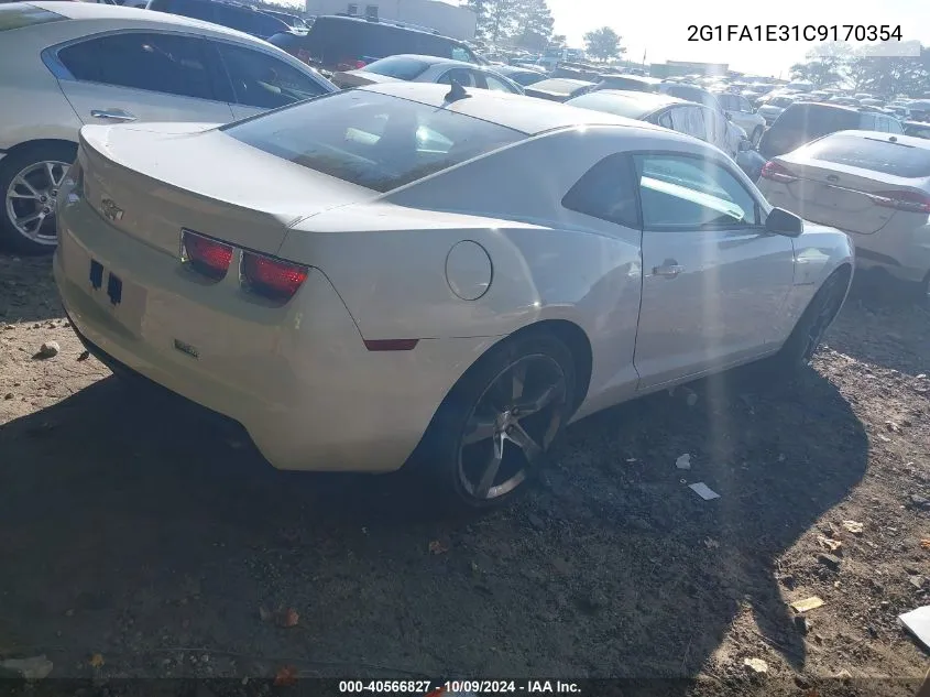 2G1FA1E31C9170354 2012 Chevrolet Camaro 2Ls