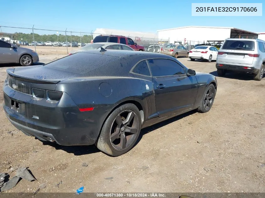 2G1FA1E32C9170606 2012 Chevrolet Camaro 2Ls