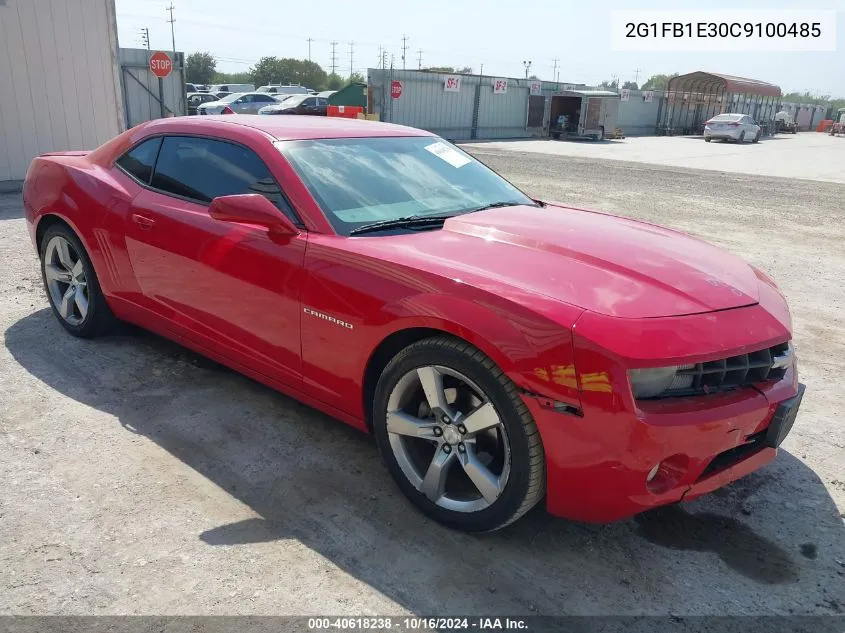 2012 Chevrolet Camaro 1Lt VIN: 2G1FB1E30C9100485 Lot: 40618238