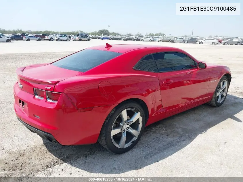 2G1FB1E30C9100485 2012 Chevrolet Camaro 1Lt