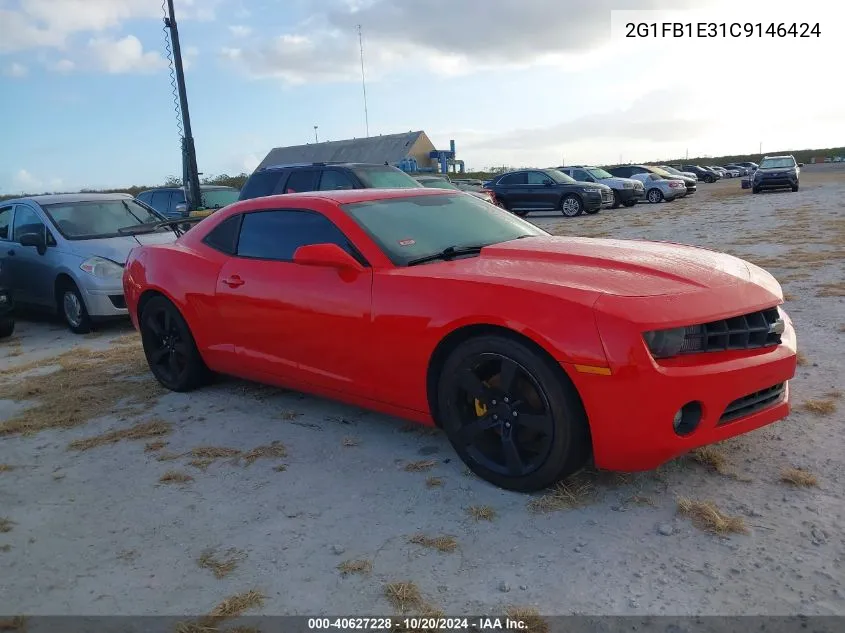 2012 Chevrolet Camaro Lt VIN: 2G1FB1E31C9146424 Lot: 40627228